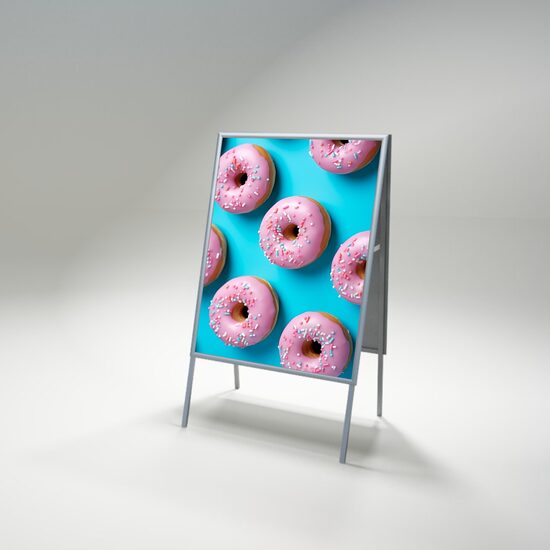 Reklāmas stendi, plakātu rāmji