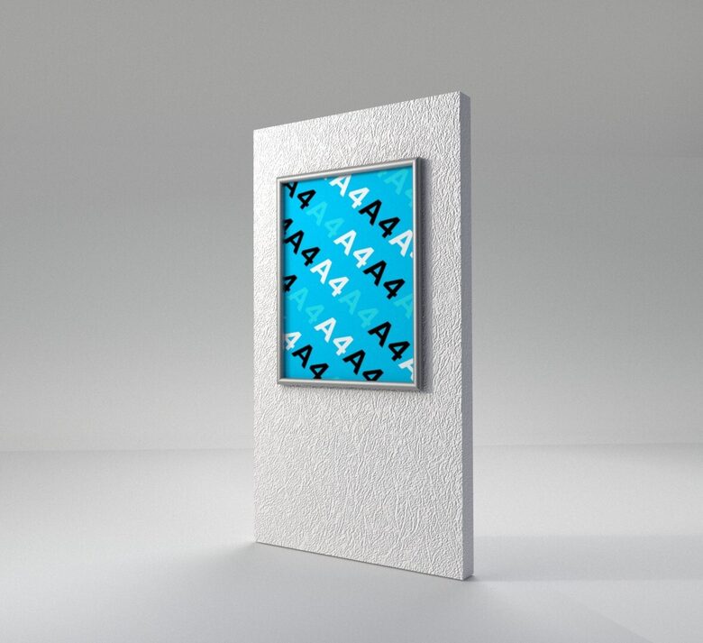 Plakātu Click rāmis  - sudraba