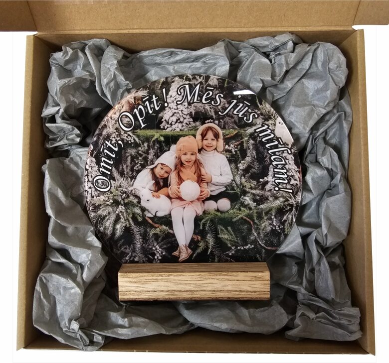 Akrila dekors ar foto