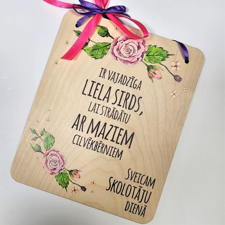 Koka dekors - Ir vajadzīga liela sirds..