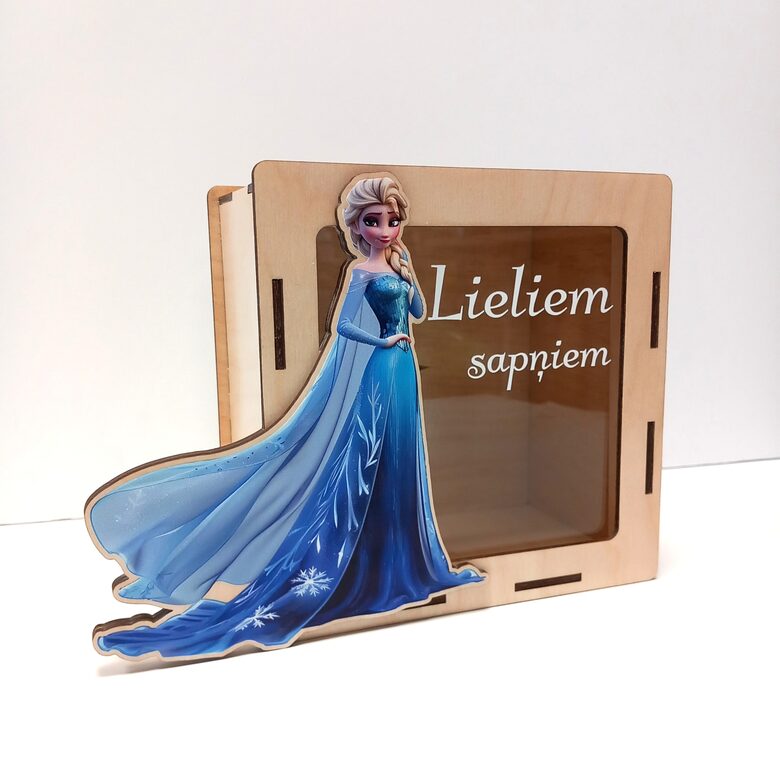 Personalizēta krājkasīte ar krāsainu apdruku