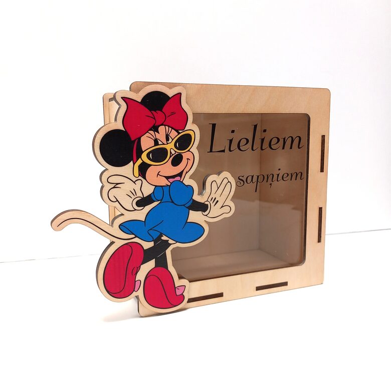 Personalizēta krājkasīte ar krāsainu apdruku