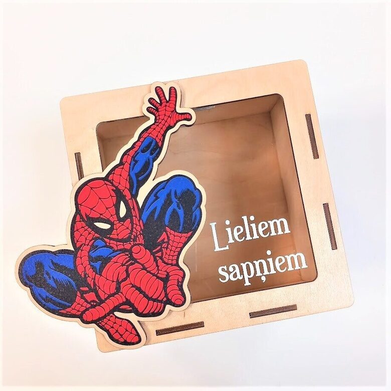 Personalizēta krājkasīte ar krāsainu apdruku