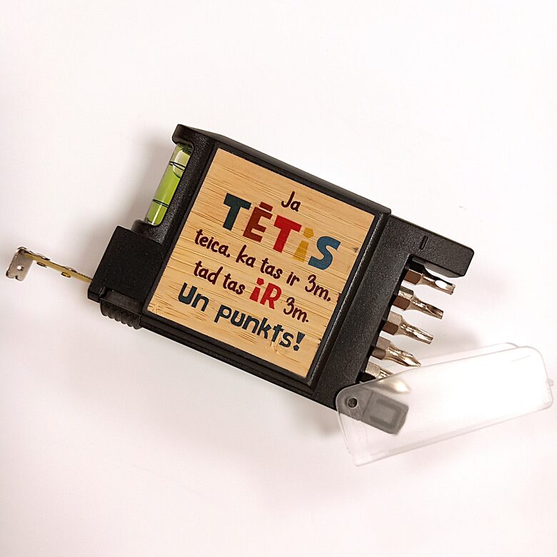 Multifunkcionāla mērlenta Tētim