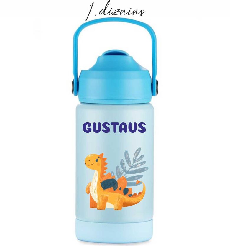 Termopudele "Dinozaurs" ar vārdu