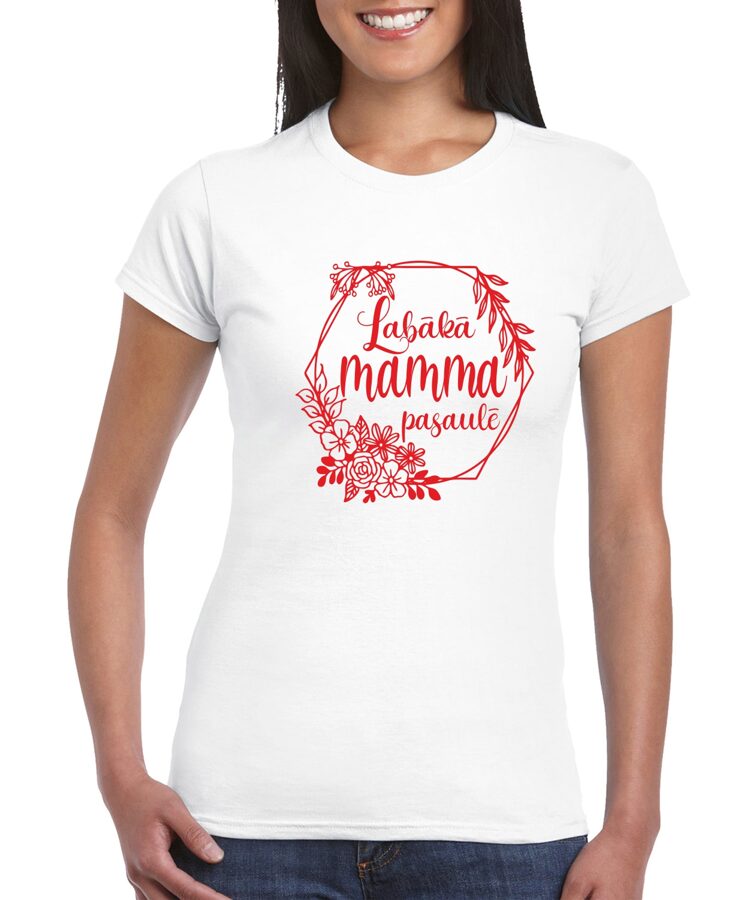 Sieviešu T-krekls labākajai mammai
