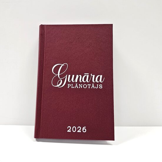 2026. g. plānotājs (A5) personalizēts ar vārdu
