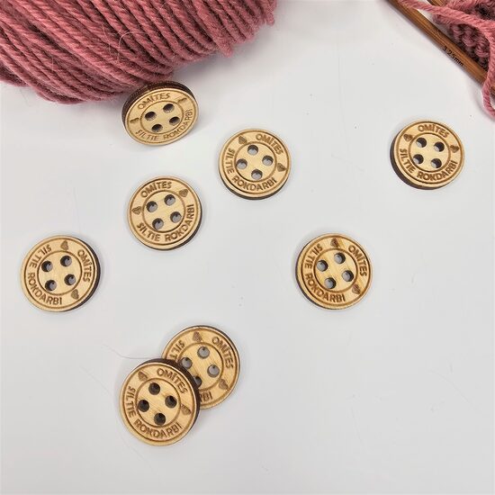 Adījumu birkas - omītes