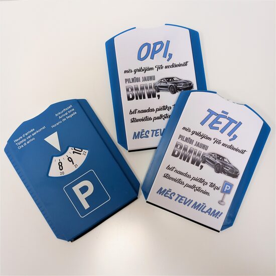 Auto stāvvietas pulkstenis - Opi/Tēti