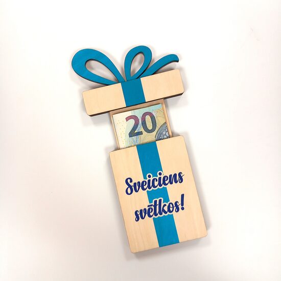 Naudas dāvināšanas kastīte