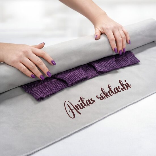 Dvielis adījumu žāvēšanai ar personalizētu uzrakstu