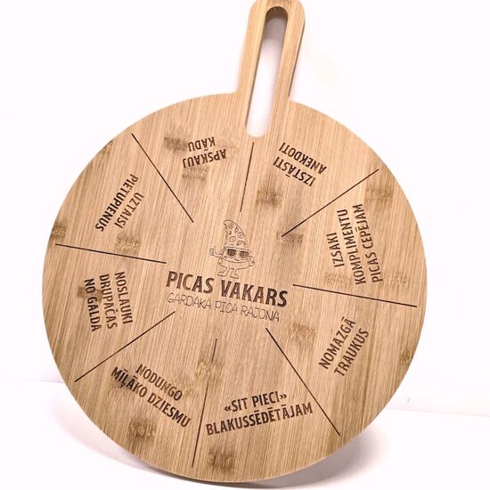 Dēlītis jautram picas vakaram