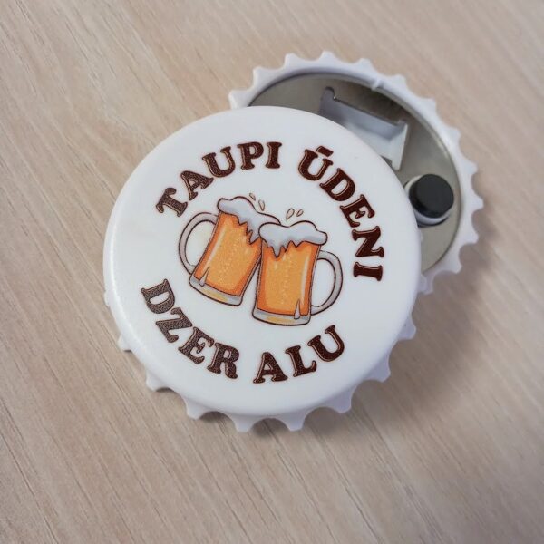 Pudeļu attaisāmais/magnētiņš alus cienītājam