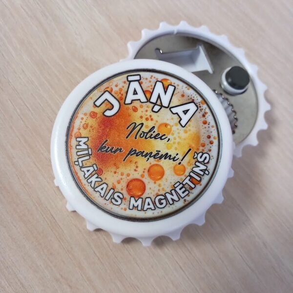 Personalizēts pudeļu attaisāmais/magnētiņš